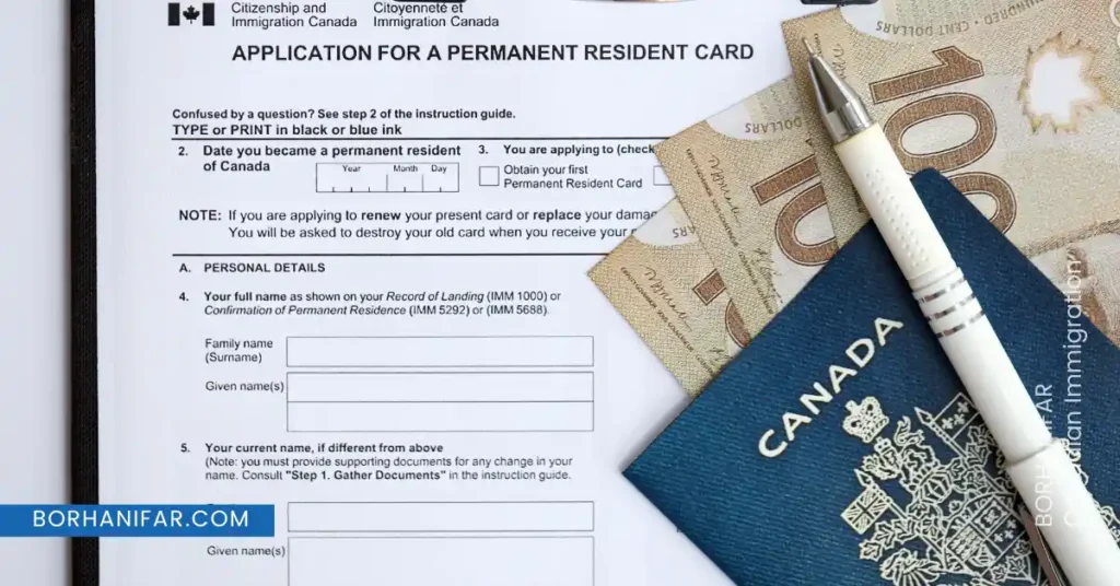 مدارک لازم برای تمدید کارت اقامت دائم کانادا